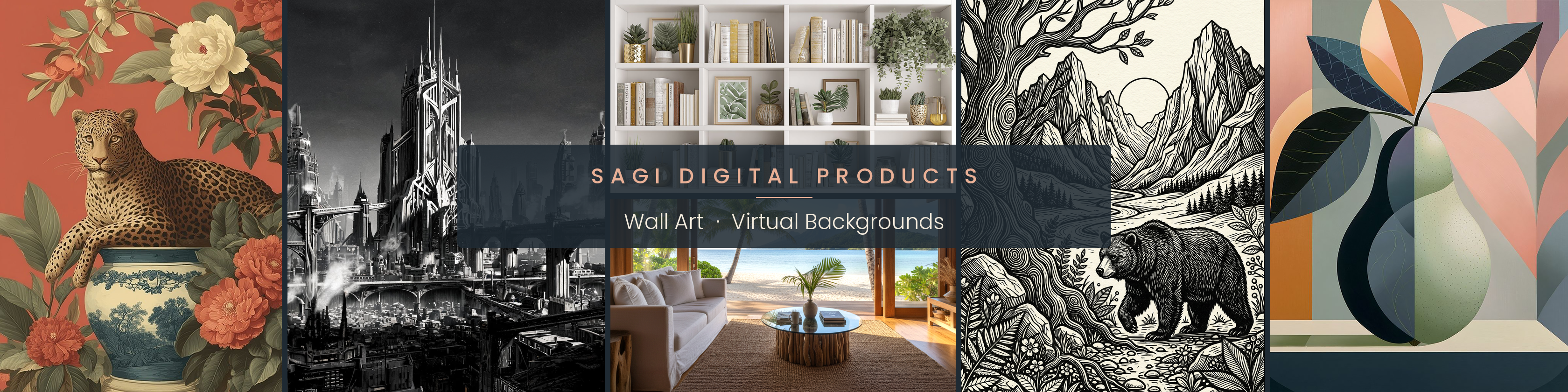 SAGIDIGITALPRODUCTS backgrounds and wall art